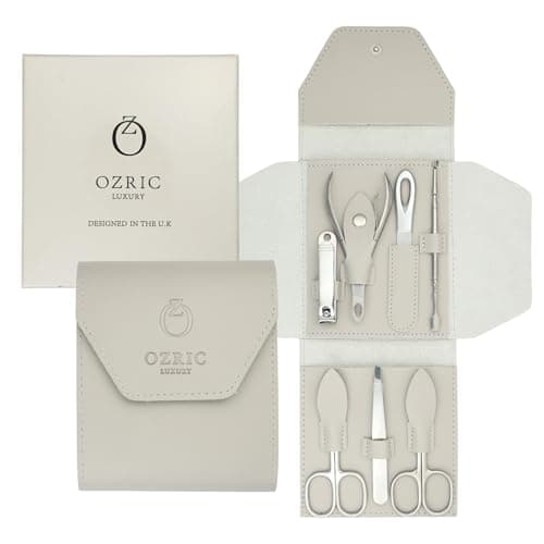 Ozric Manicure Set -7 Pcs Stainless Steel Pedicure & Nail Care kit