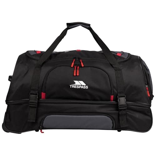 Trespass 100L Trolley Duffel Bag Fero Black One Size