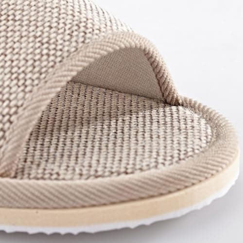 Couples Indoor Slippers with Memory Foam Cushion for Home Wear, Non-Slip Flat Sandals for Women and Men, Lightweight Breathable Design for Daily Comfort, Sizes 4.5-7.5 (A, 8.5) — view 5