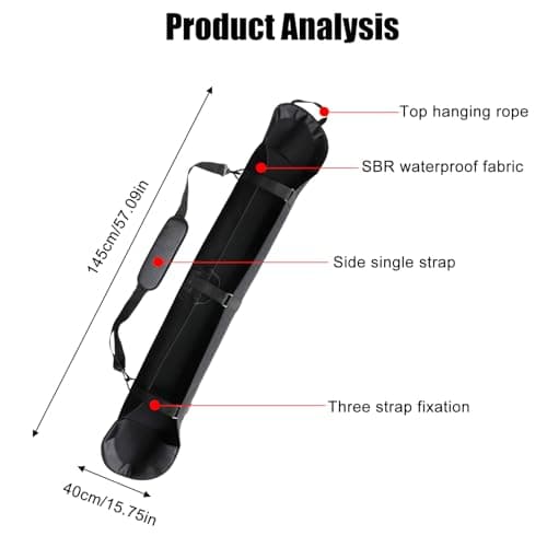 Snowboard Travel Bag Protection Carry Scratch Resistant Sleeve — view 6