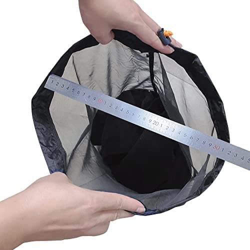 HLIWS Ultra-Light Net Bags Drawstring,Ideal for Camping and Hiking — view 3