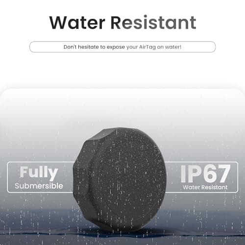 Waterproof Adhesive Silicone Tracker Holders – 4 Pack Protective Mounts with Strong Sticker – Compatible with Bluetooth Tag Devices – for Pets, Wallets, Phones, Cars & More (Black) — view 5