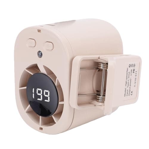 Annadue Portable Handheld Waist Fan with Flashlight — view 4