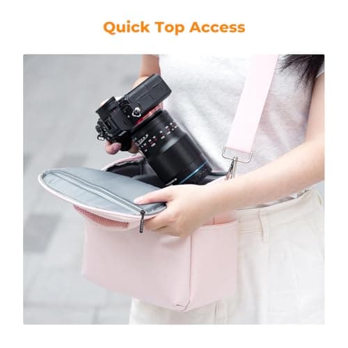 K&F CONCEPT Camera Sling Bag Small Crossbody Camera Case DSLR/Mirrorless Compact Shoulder Photography Bags for Photographers — view 4