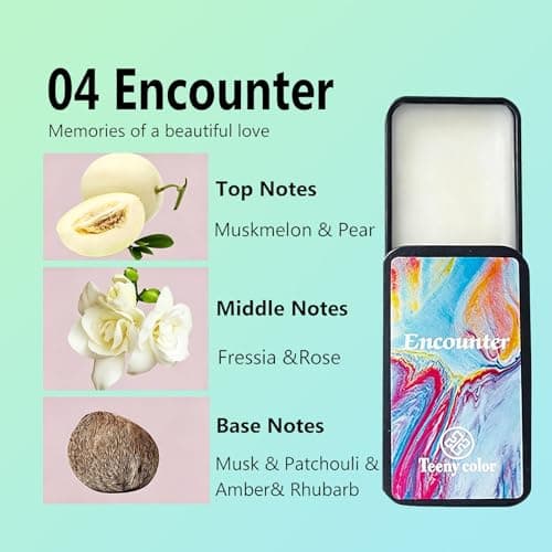 4 PCS Solid Balm Set Solid Perfume Portable Pocket Balm Perfume Perfect for Travel Use Natural Fragrance Parfum for Men and Women — view 6