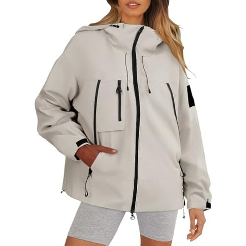 Ladies Waterproof Jackets, Lightweight Windbreaker Raincoats — view 4