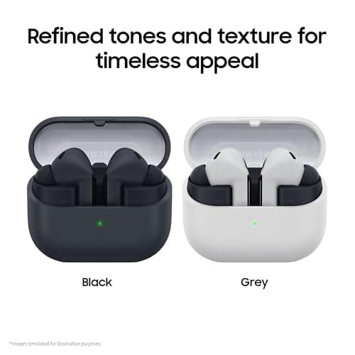 Samsung Galaxy Buds3 FE, Wireless Earbuds, Blade Design, Balanced Sound, 360 Audio, Active Noise Cancelling & Clear Call, Gemini AI Headphones, Black, 3 Year Extended Warranty (UK Version) — view 3