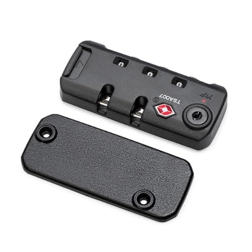 YUEHUA TSA Approved 3 Digit Combination Lock, Black Luggage Code Lock, Travel Zipper Lock — view 6