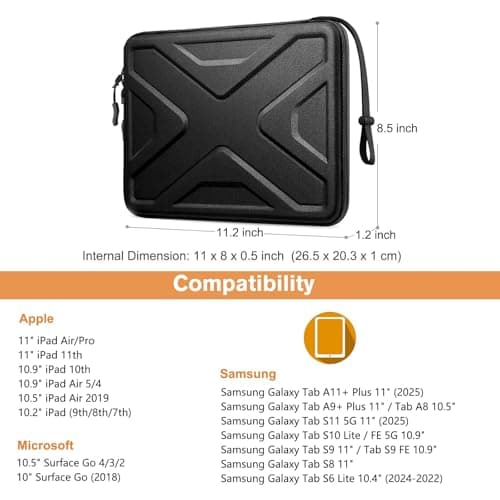 SITHON Hard Shell Tablet Sleeve Case for 2026 iPad Air 11-inch (M4/M3/M2) — view 2