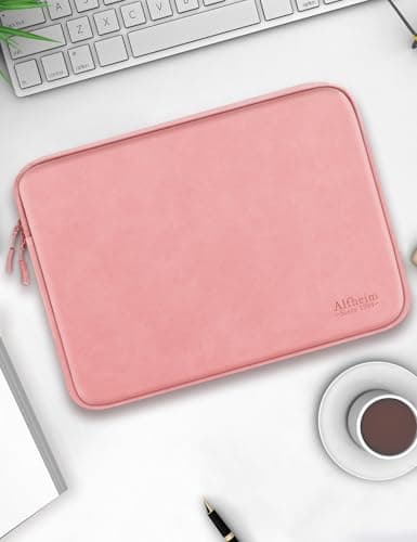 Alfheim 14 Inch Waterproof PU Leather Laptop Sleeve Case — view 6