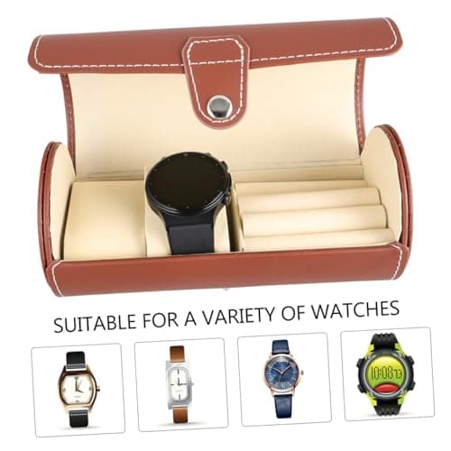PACKOVE 1 Pc Watch Jewelry Box Watch Storage Case Roll Box Men’s es Luxury es for Men Jewelry Travel Case for Women Travel Display Holder Container — view 3
