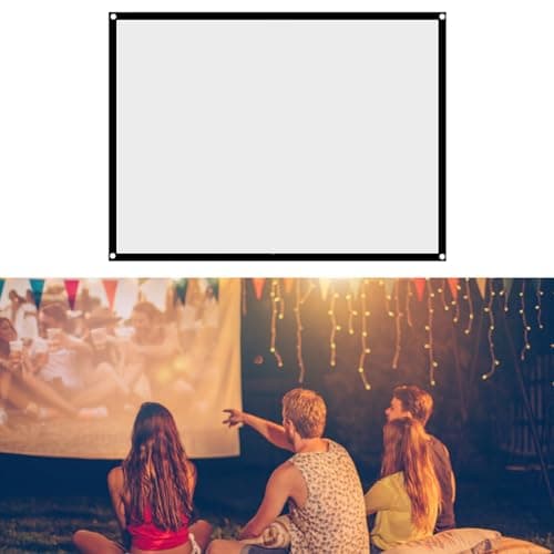 Folding Outdoor Projection Screen 4:3, 72in Camouflage White — view 2
