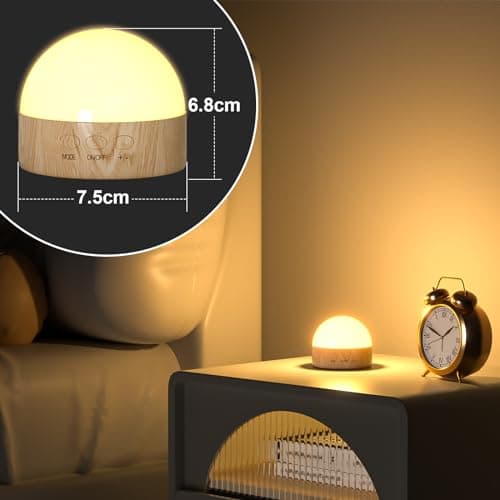 Kintion LED Night Light,USB Rechargeable Night Light for Adults,Brown 1 PCS — view 5