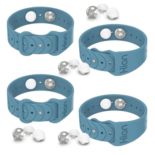 Motion Sickness Bands/Adjustable Acupressure Wristbands/Relief Waterproof Band for Nausea Morning Sickness,Motion Sickness(2Pairs Northern Blue)
