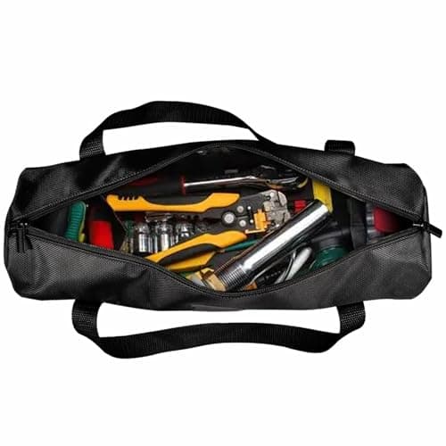 Oversized Portable Hardware Organizers Double Zipper Compartment Heavy Water Resistant for Projects Travel Trip Multi Compartment Tool Backpack — view 2