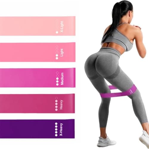 Resistance Bands Set 5 Levels 5-40lb Exercise Bands for Home Workout — view 5
