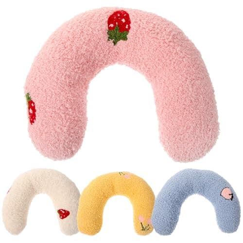Gadpiparty U Shaped Cat Pillow for Deep Sleep Neck Protection 4 Pack