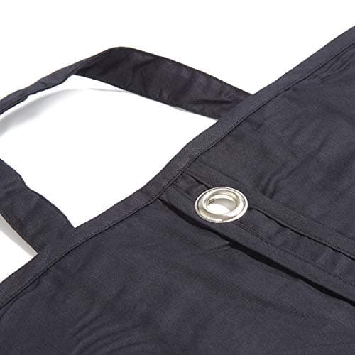 Hoesh 44" Black Finest Luxury Cotton Twill With Handle Breathable Men Suit Carrier Cover Protection Travel Garment Bag (Black) — view 4