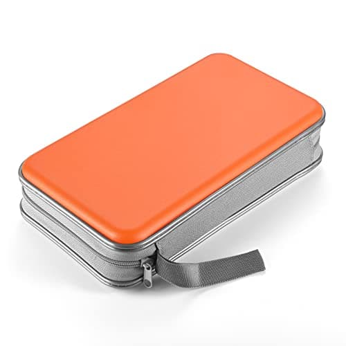 LIOVODE DVD Case, 96 Capacity CD Case Holder Organizer Disc Wallet for Car — view 6