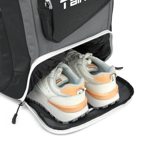 TAIHOYIN Gym Backpack for Men Women with Shoes Compartment & Wet Pocket 30L Travel Laptop Rucksack Waterproof Casual Daypacks Sports Duffel Bag for Swimming Yoga, Grey — view 5