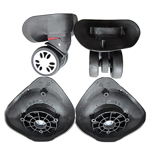 1 Pair A01 Suitcase Luggage 360 Degree Repair Accessories Trolley Wheel Parts for Women Men Replacement Caster