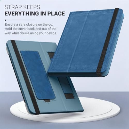 MoKo Universal Case for 6 inch kindle eReaders and Tablets, Blue Vintage — view 6