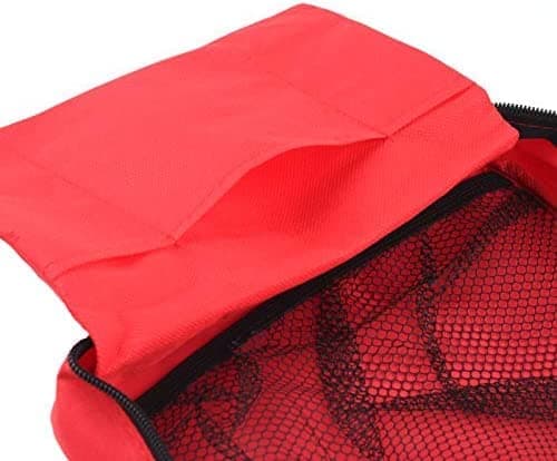 PAXLAMB First Aid Bag First Aid Kit Empty Medical Storage Bag Red Trauma Bag for Emergency First Aid Kits Car Workshop Cycling Outdoors (Red 1) — view 6