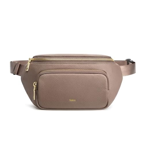 Kattee Leather Bum Bags Women,Small Antitheft Fanny Pack with RFID Blocking