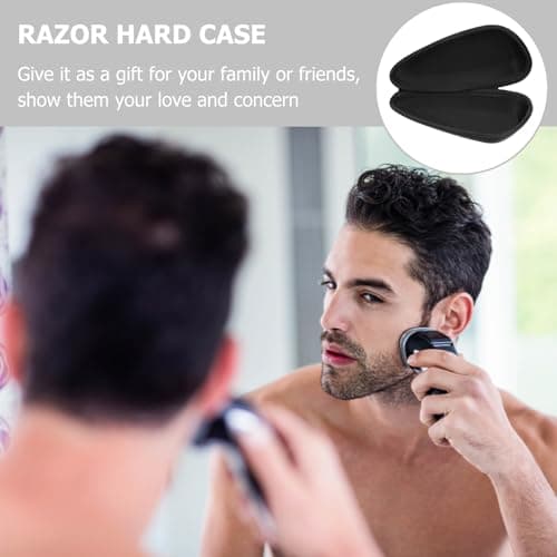 Abaodam Travel Razor and Beard Trimmer Protective Hard Case with Shockproof Design and EVA Material Pouch — view 5