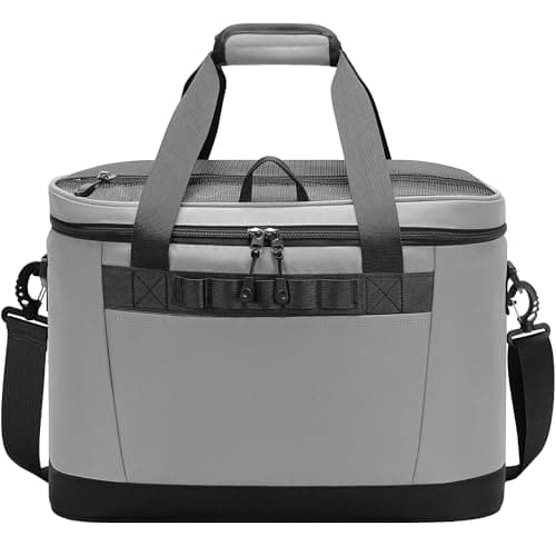 30L Collapsible Cool Bag Leakproof Soft Cooler with Shoulder Strap