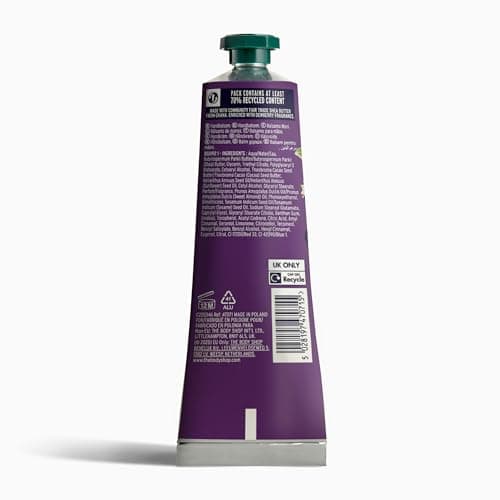 The Body Shop Dewberry Hand Balm (1x 30ml) Intensive Moisturising Hand Cream for Soft Skin, Fruity and Floral Scented Vegan Formula with Shea Butter, 96-Hour Moisture, Fast-Absorbing and Non-Greasy — view 2