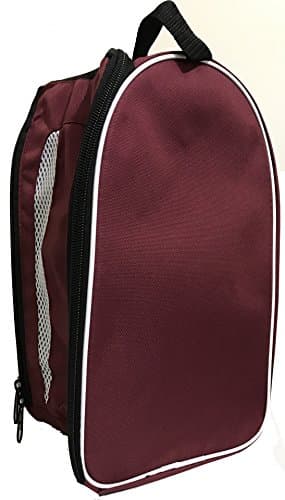 Football Boot Bag / Shoe Bag New Prostyle Sports Football/Rugby/Hockey/Gym (Maroon) — view 2