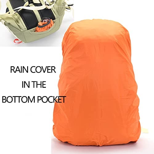 Bseash 40L Lightweight Waterproof Hiking Backpack with Rain Cover,Outdoor Sport Travel Daypack for Camping Climbing Skiing Cycling — view 4