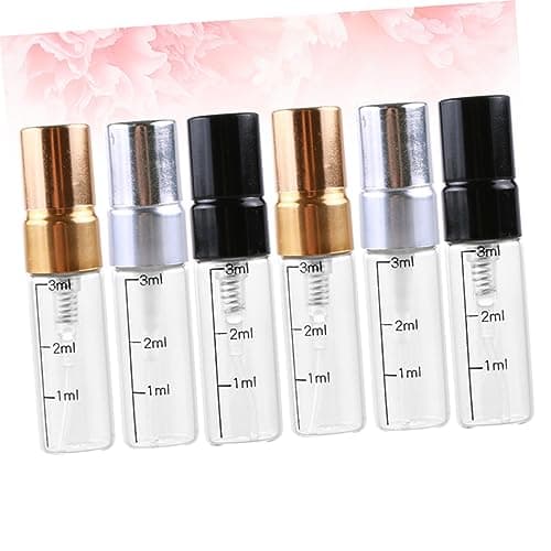 Healvian Refillable Glass Spray Bottle 3ml 6 Pack Scale for Travel Makeup — view 6
