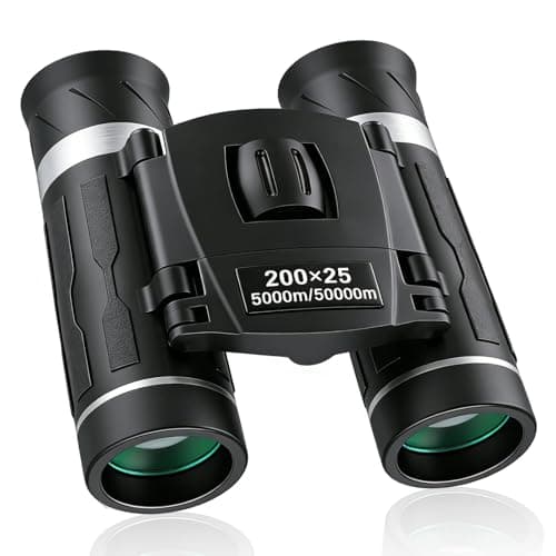200x25 Compact Binoculars for Kids Adults High Power Pocket Binoculars
