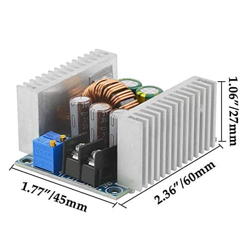 BGTXINGI 20A 300W High-power Buck Converter Module DC 6-40V to DC 1.2-36V Adjustable Constant Voltage Constant Current Power Module Charging LED Drive with Short Circuit Protection — view 5