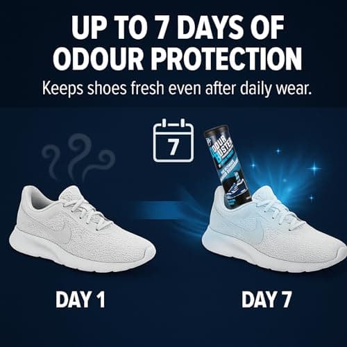 Odour Buster Shoe Deodoriser Spray - Eliminates Trainer & Shoe Odours - Perfect for Football Boots & Smelly Shoes - Anti Odour Freshener (Odour Buster Balls + Odour Buster Spray) — view 6