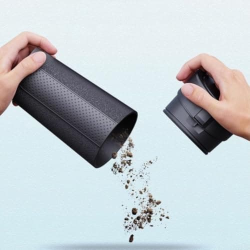 Car Trash Can with Dual Lid, Portable Garbage Bin for Cup — view 5