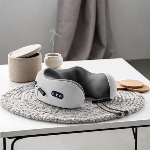 Massage Neck Pillow - 3 Levels Electric Ergonomic Quiet Support With Heat — view 4