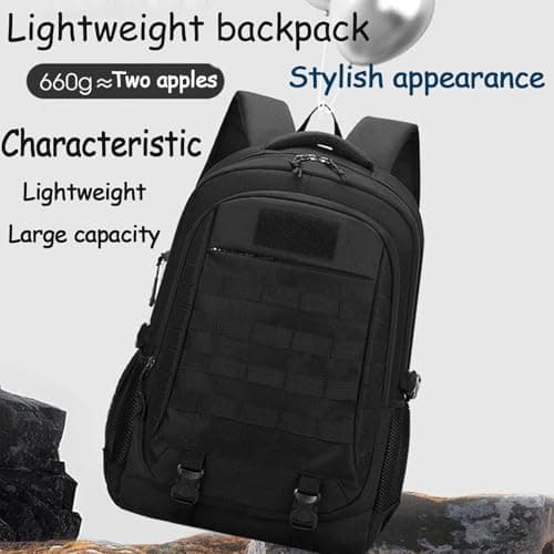 Lawaia Tactical Backpack Mens Rucksack for Men 45L Waterproof Backpack Military Backpacks Hiking Backpacks Waterproof Rucksack Outdoor Sports Fishing Bag — view 4