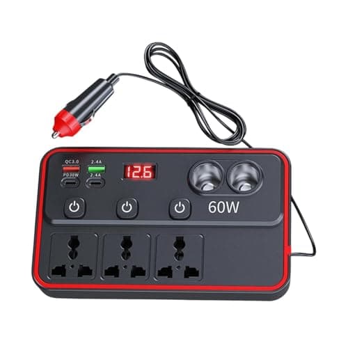 Car Inverter 12/24V to 220V Fast Charging Converter