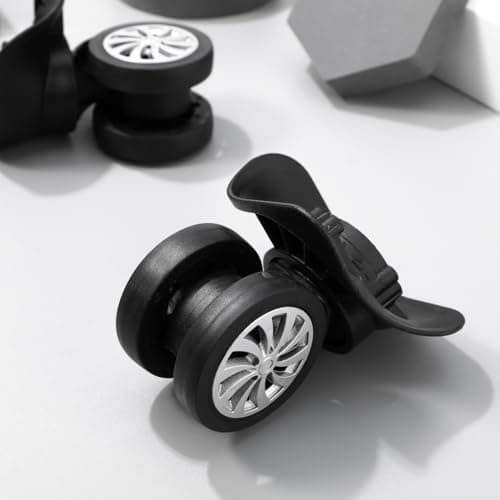Toddmomy 4pcs Universal Wheel Universal Luggage Wheels Luggage Swivel Wheels Luggage Caster Wheels Swivel Caster Spare Repair Kit Replacement Wheel Suitcase Substitute To Rotate — view 4