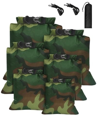 MOXTOYU Dry Bags Waterproof Set 6 Pack, Lightweight Large Capacity Dry Bags Waterproof Set in 8L 5L 3.5L 3L 2.5L 1.5L Organizer Storage Bags for Camping Outdoor Hiking Fishing Cycling Dry Sack(Black)