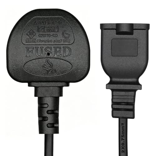 Strhowill 0.5M NEMA 1-15R to UK Plug Power Cord 125-250V/13A-15A for Laptop — view 3