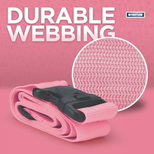 STATUS Pink Luggage Strap — view 4