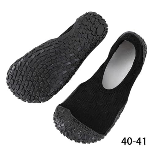 Barefoot Shoes, Treadmill Shoes, Women's Treadmill Shoes, Lightweight Socks, Comfortable Indoor Shoes, Comfortable for Travel and Dancing, Black, 5 UK — view 5