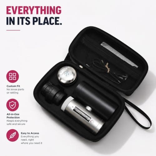 RuiDay Hard Travel Case for Shark Chill Pill FA02X, with Compartments — view 3