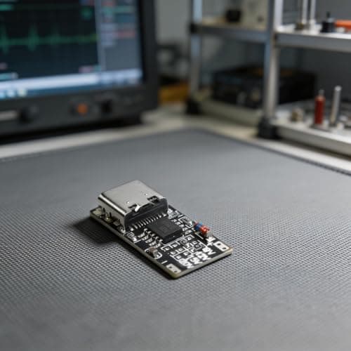 USB-C PD/QC Trigger Board, 5A Quick Charge Protocol Trigger Module for Power Supply Power Bank to DC Voltage Converter, Compact 23.4 x 12 mm (12 V) — view 3