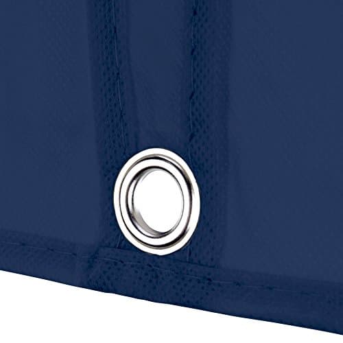 HANGERWORLD 60 Inch Navy Blue Breathable Garment Dress Cover Bag with Internal Zipped Pocket — view 6