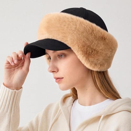Plush Ear Warmers - Foldable Winter Earmuffs, Cute Soft Frost Protection He — view 3